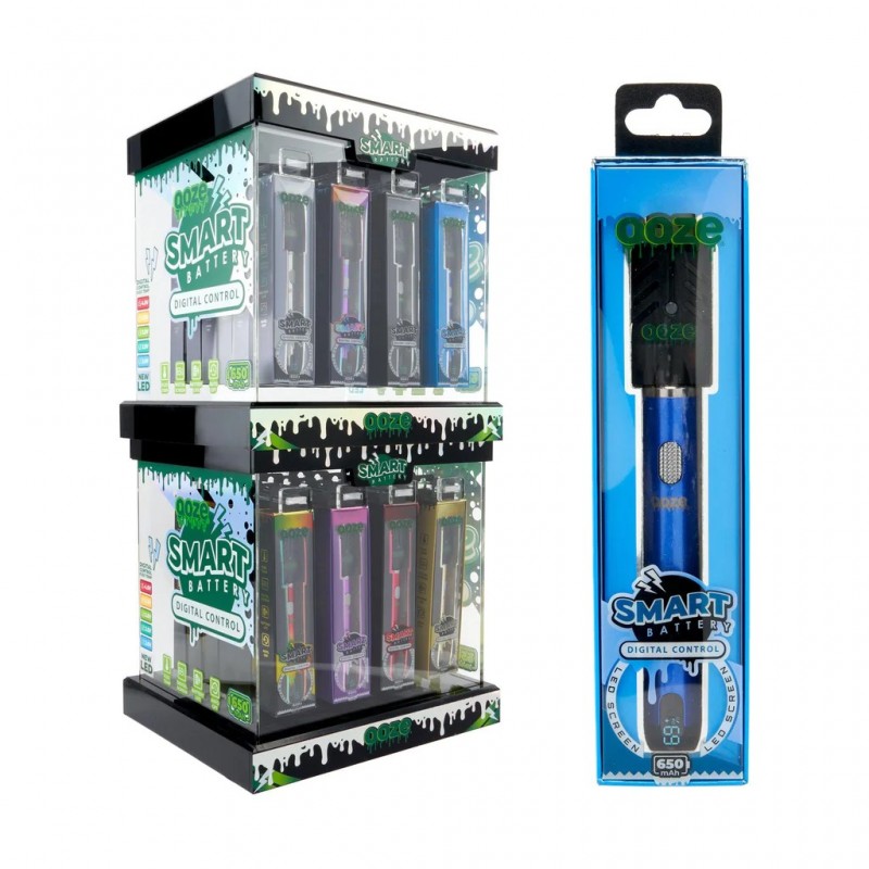 OOZE Smart Battery 650mAh Display 48CT, ooze life, smart battery 650mah